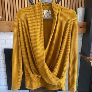 Anthropologie Akemi  + Kim Mustard Shirt